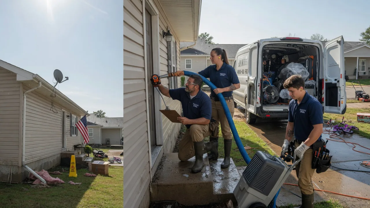 Ceiling Water Damage Restoration in Hiland, WY near me